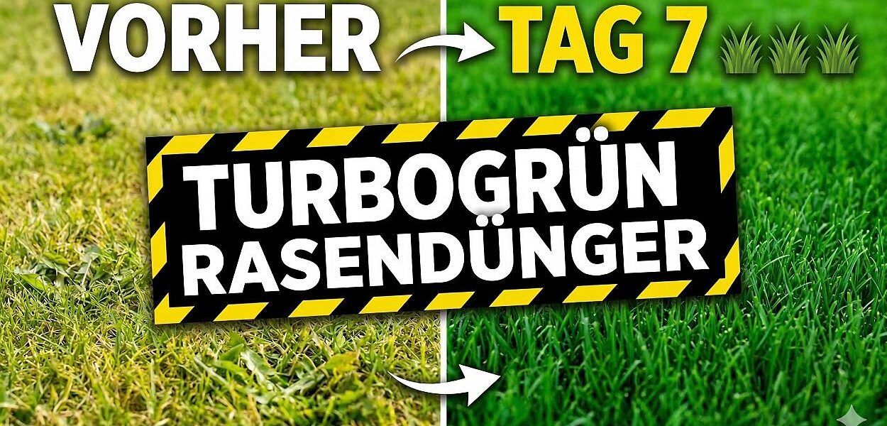 Rasendünger von Turbogrün im Test