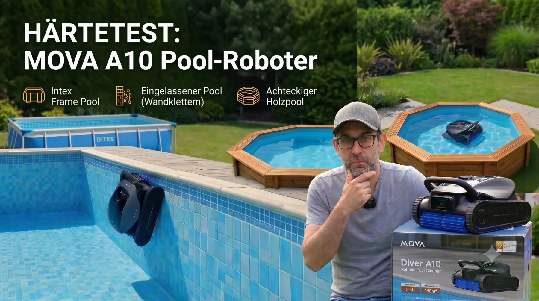 MOVA A10 Poolroboter Test