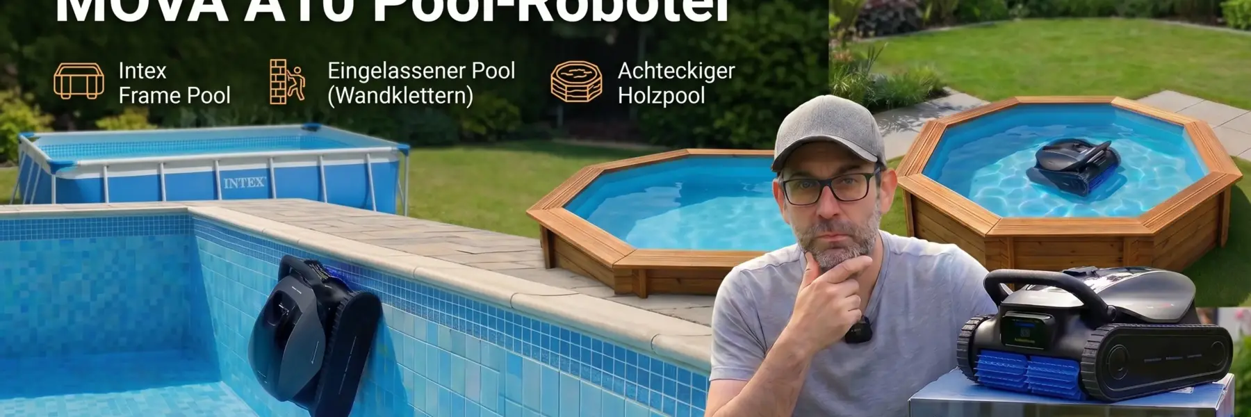 MOVA A10 Poolroboter Test